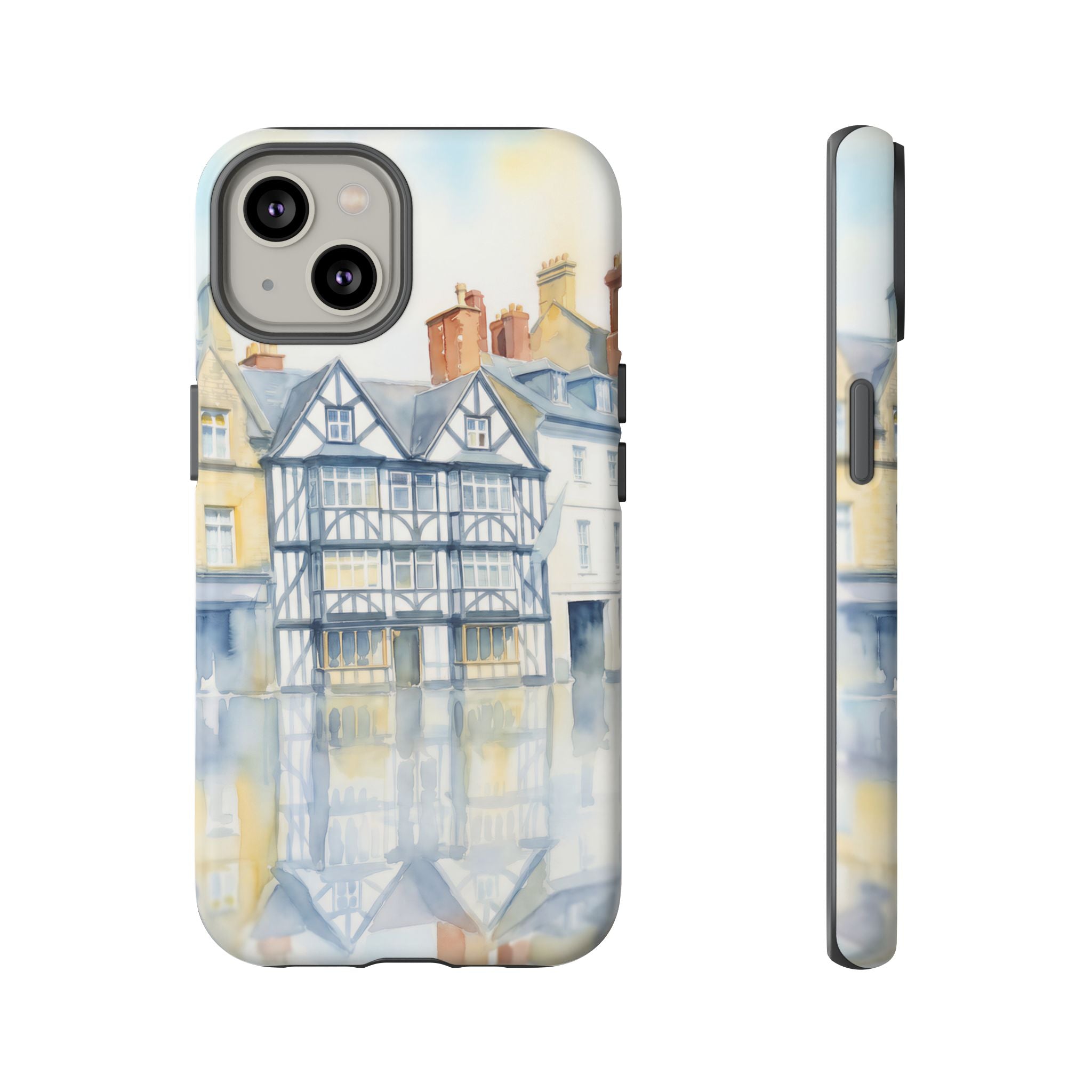 English Tudor Building Aesthetic iPhone Case