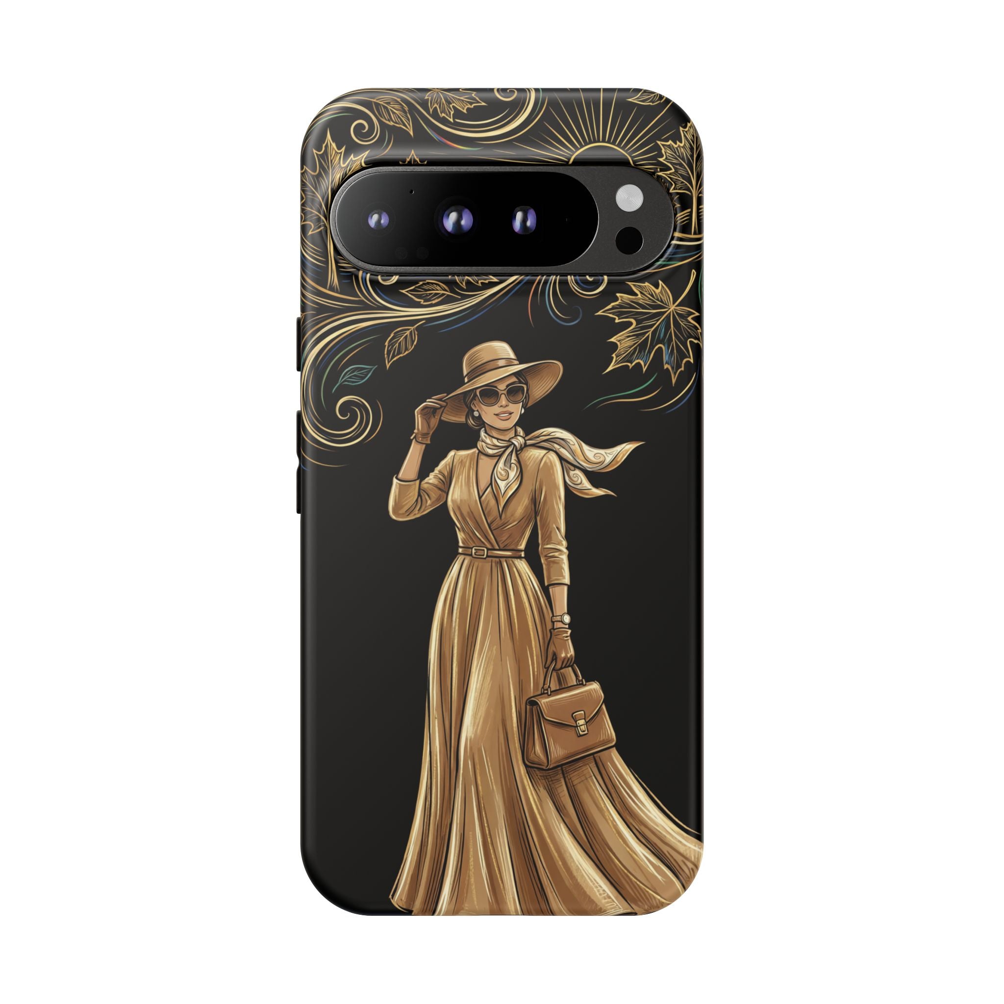 Vintage Autumn Lady Google Pixel Phone Case