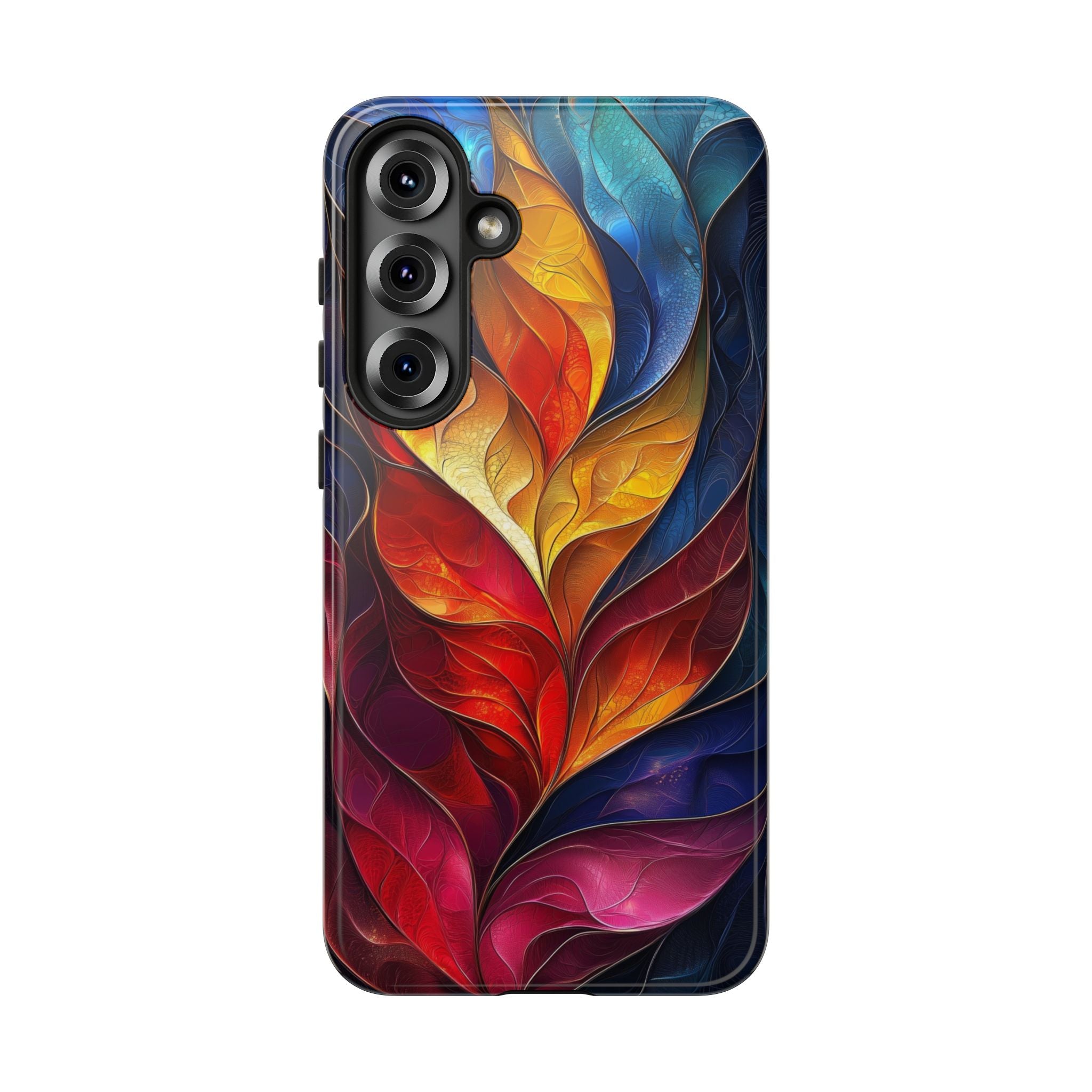 Abstract Colourful Leaf Samsung Galaxy Case