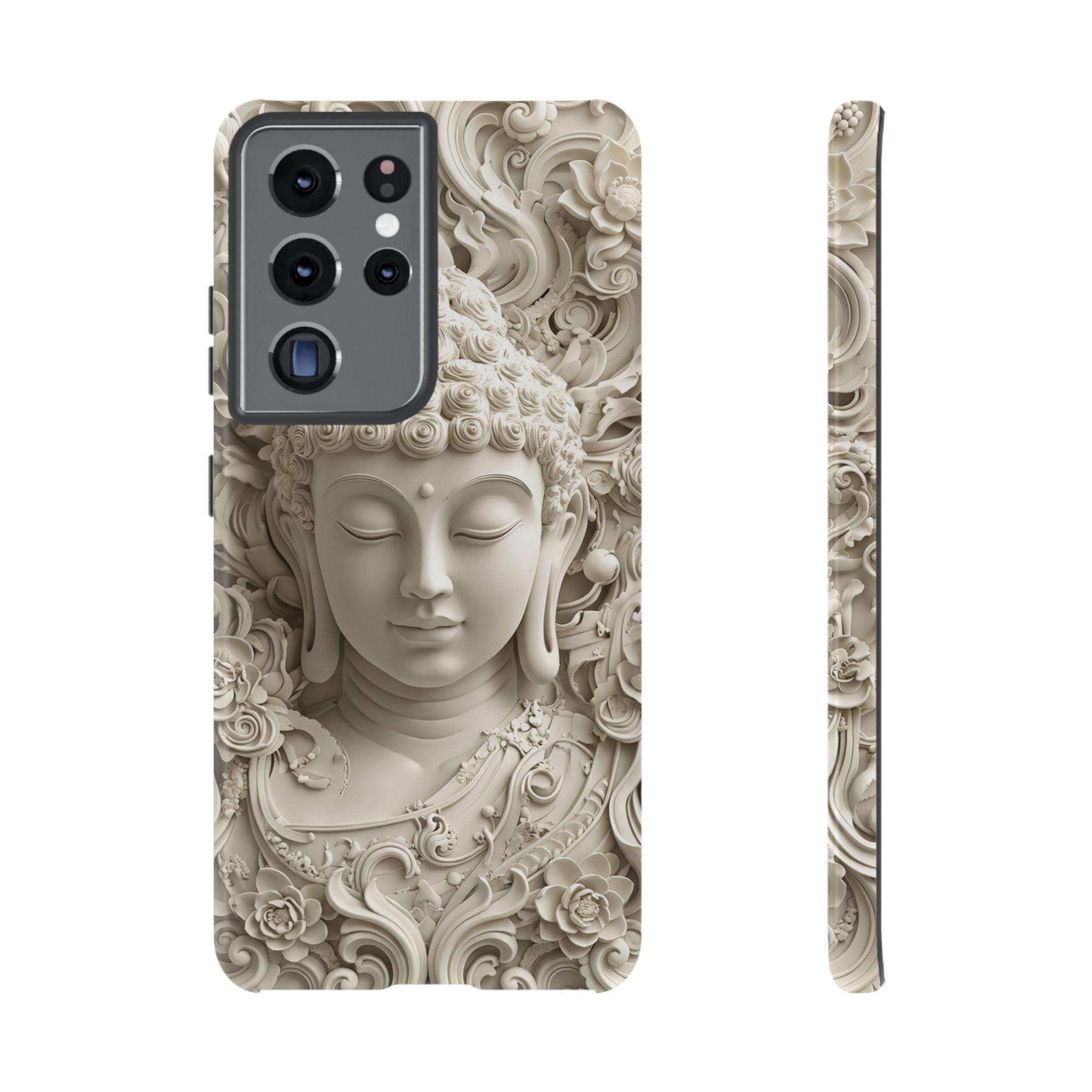 Buddha Relief Samsung Galaxy Case — Serene Zen Protective Phone Cover