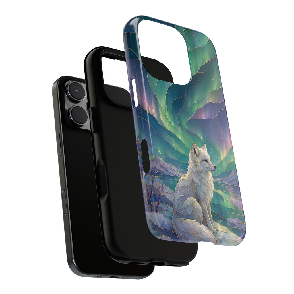 Arctic Fox iPhone Case | Northern Lights iPhone Case