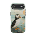 Puffin Coastal iPhone Case | Seaside Bird Art iPhone Case