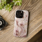 Stained Glass Orchid iPhone Case | Pink Floral Protective Case