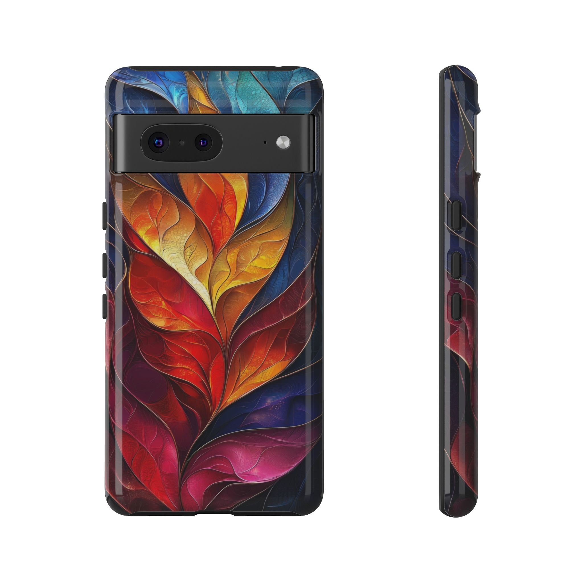 Abstract Colourful Leaf Google Pixel Case