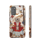 Custodia per Samsung Galaxy con motivo principessa gatto vintage