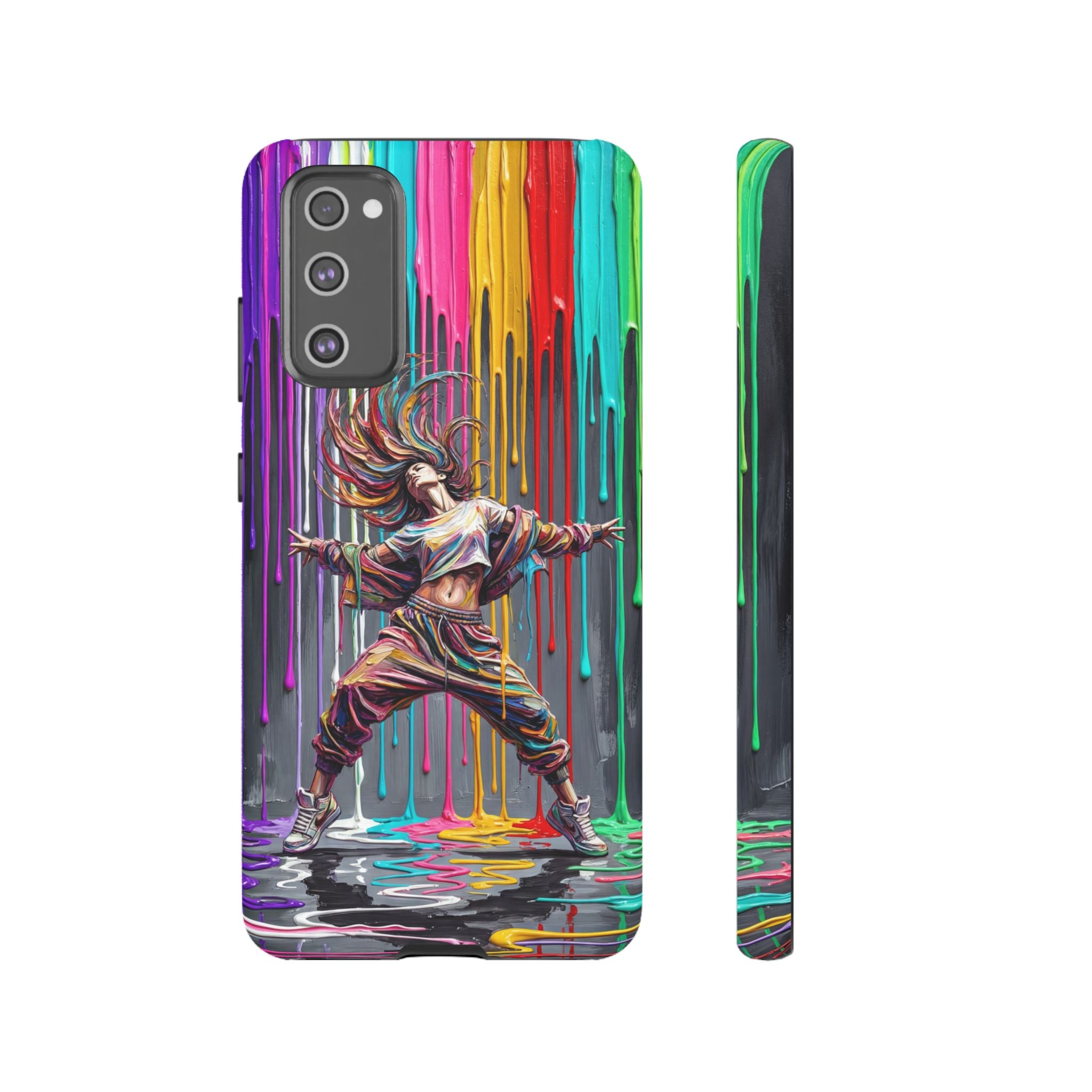 Samsung Galaxy Phone Case | Colorful Street Dance Drip Design