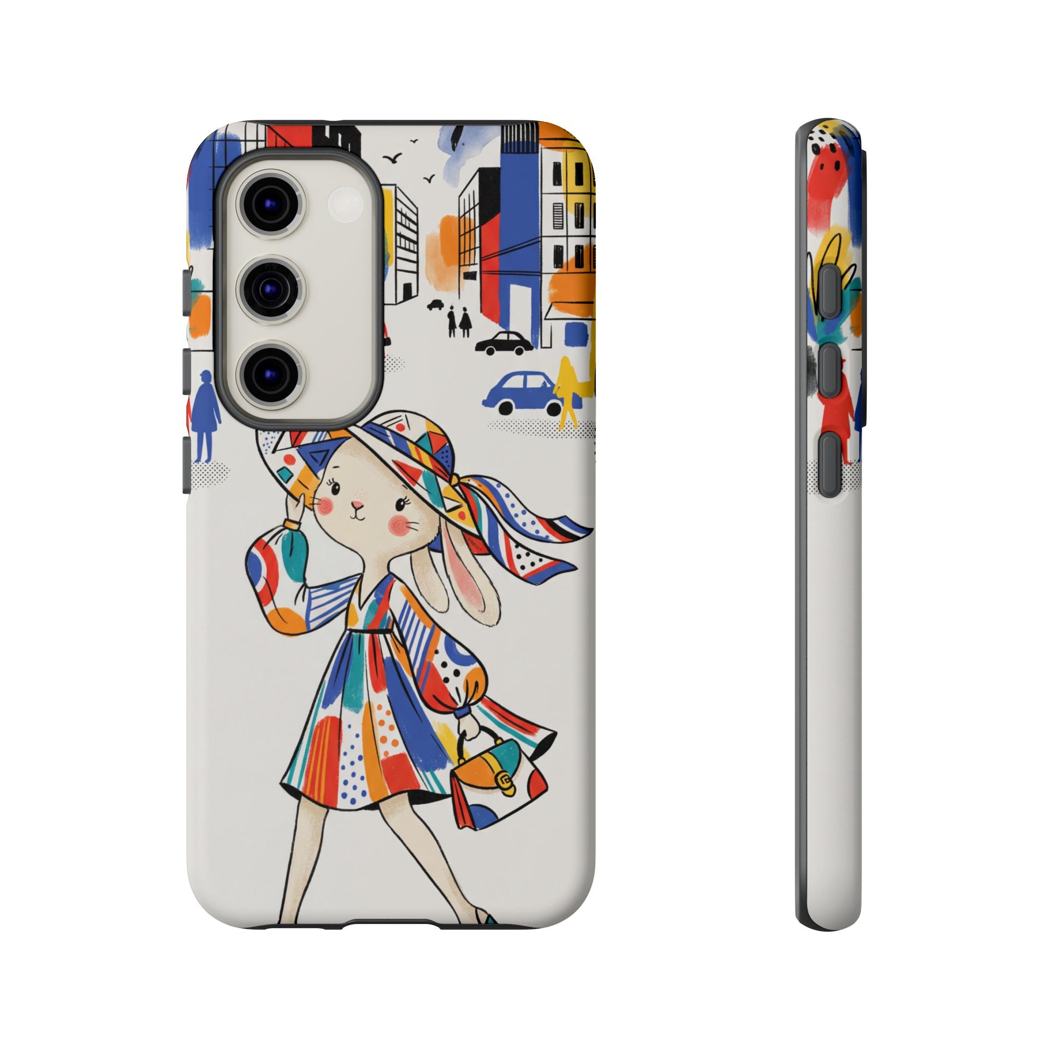 Chic Bunny City Samsung Galaxy Phone Case