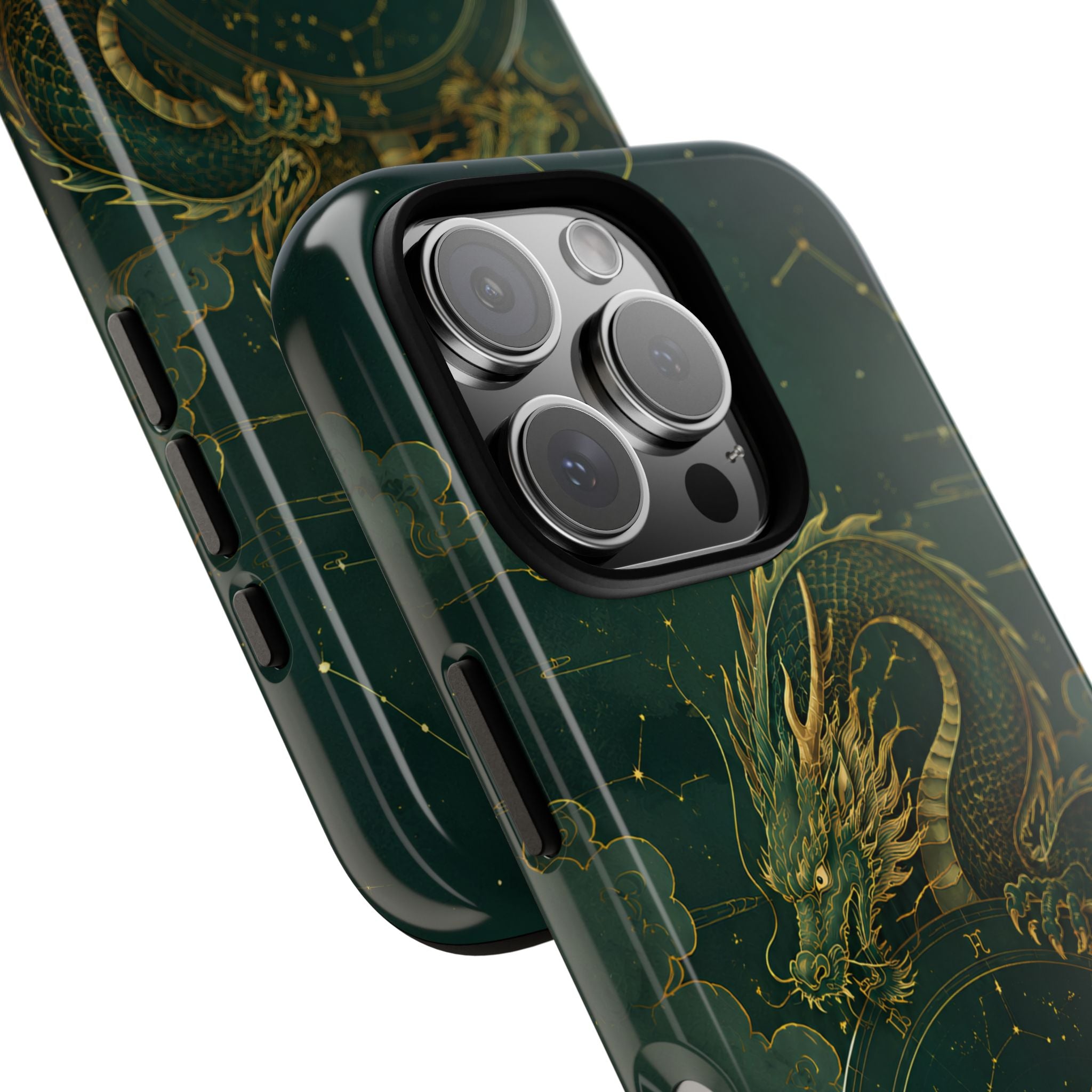 Celestial Dragon iPhone Case | Stained Glass Dragon iPhone Case