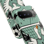 Goalkeeper Goose Google Pixel Phone Case | Funny Soccer Bird Cover
