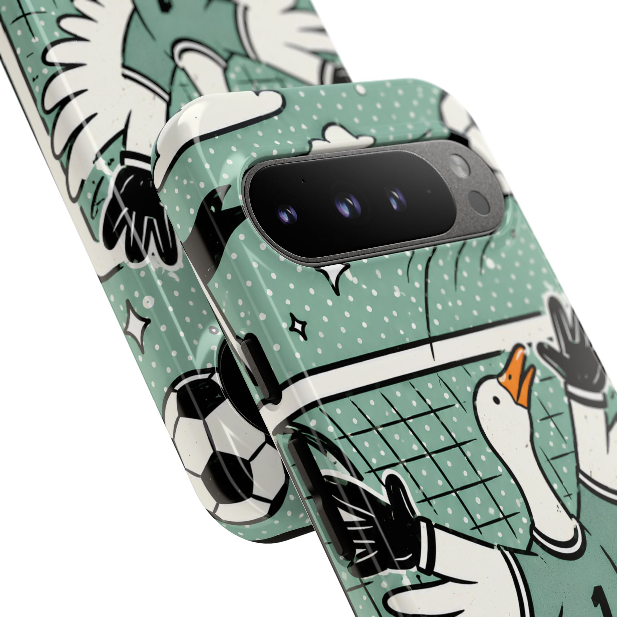 Goalkeeper Goose Google Pixel Phone Case | Funny Soccer Bird Cover