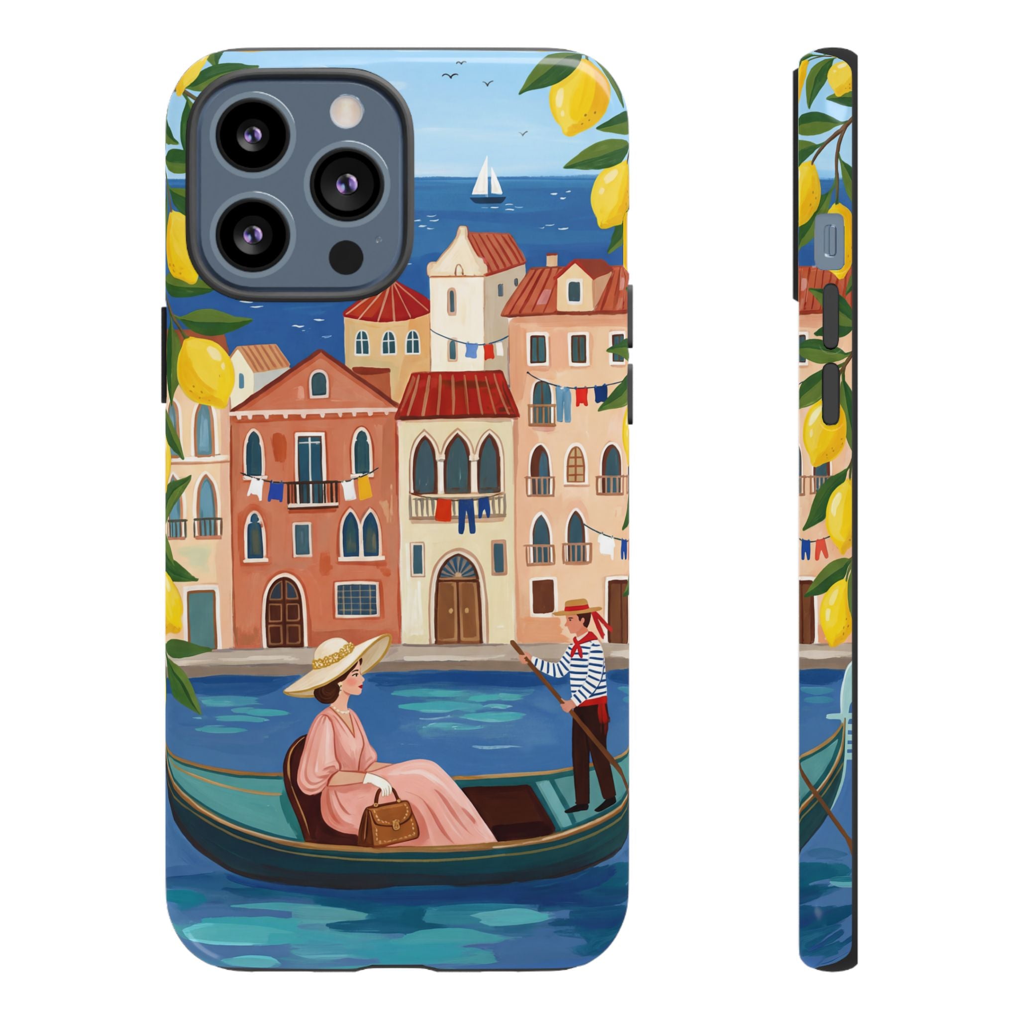 Venetian Gondola iPhone Case | Lemon Coast Waterfront Travel