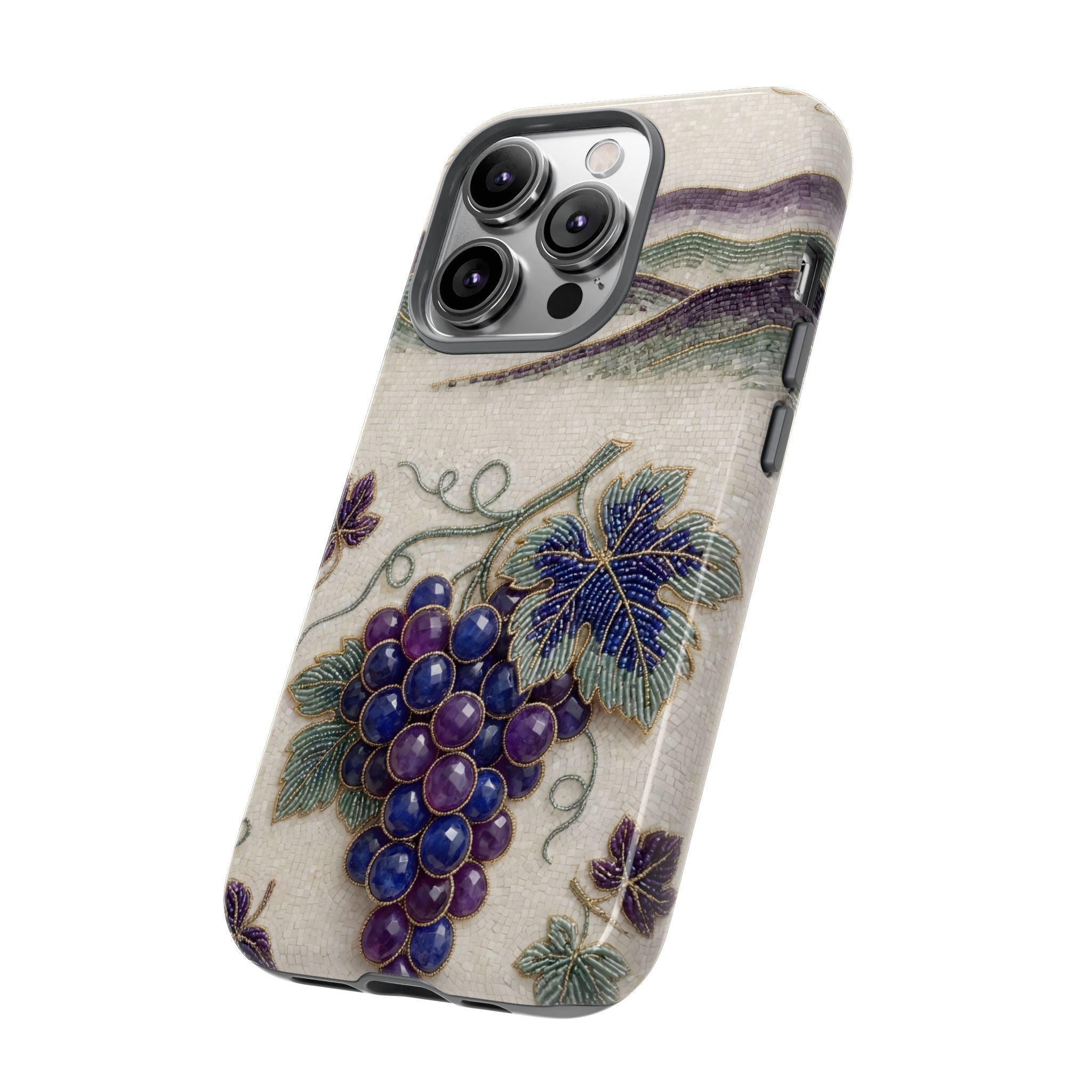Vintage Grape iPhone Case – Botanical Vineyard Art Phone Cover