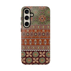 Batik Floral Protective Samsung Galaxy Case