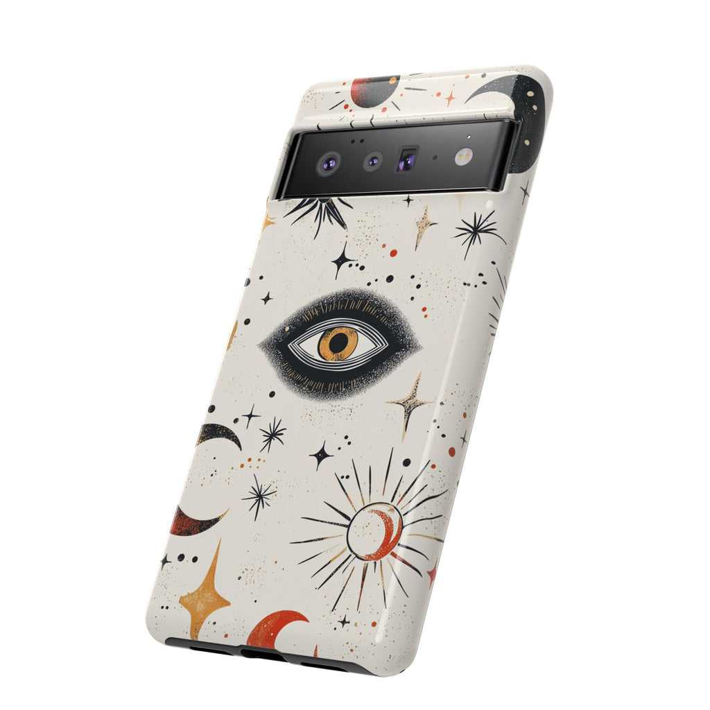 Mystic Eye Google Pixel Case | Celestial Moon & Star