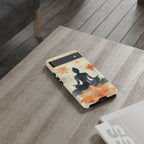 Yoga Lotus Google Pixel Case | Meditative Silhouette