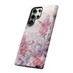 Butterfly Rose Samsung Galaxy Phone Case | Floral Phone Case