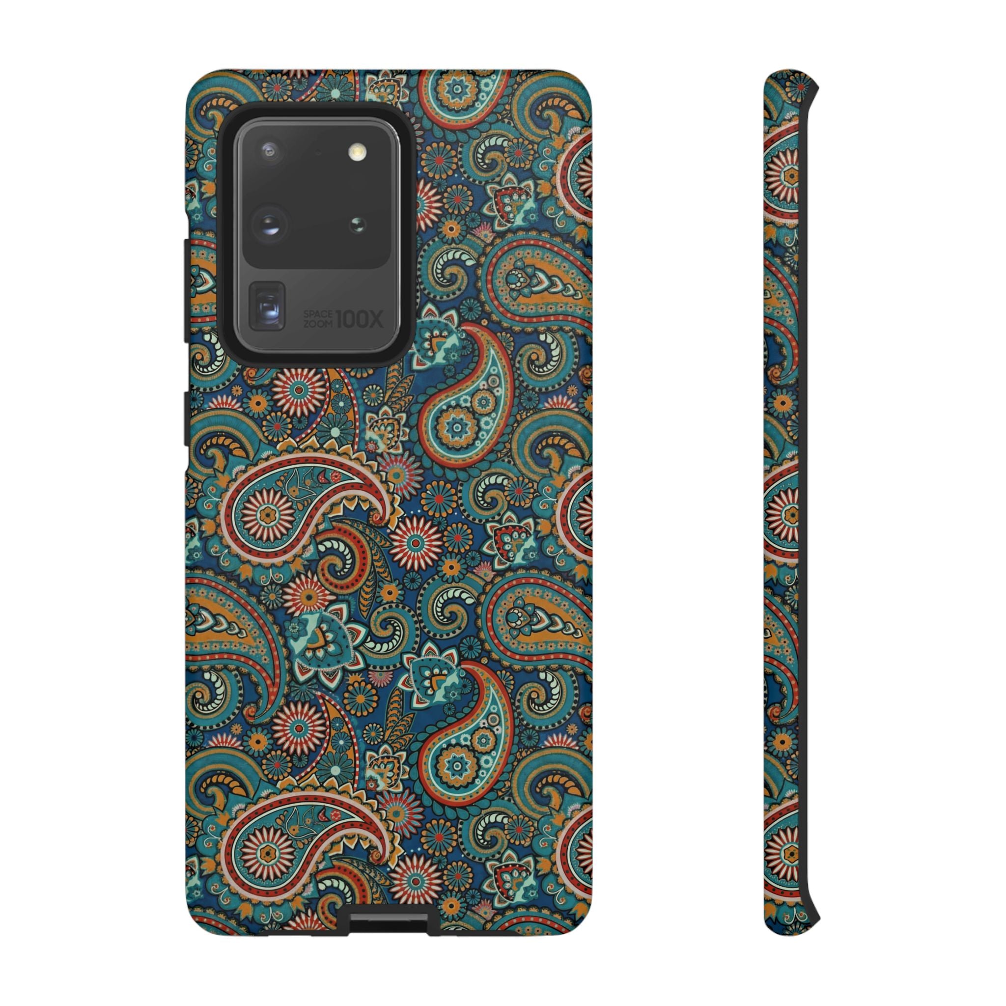 Batik Vibrant Paisley Protective Tough Samsung Galaxy Case