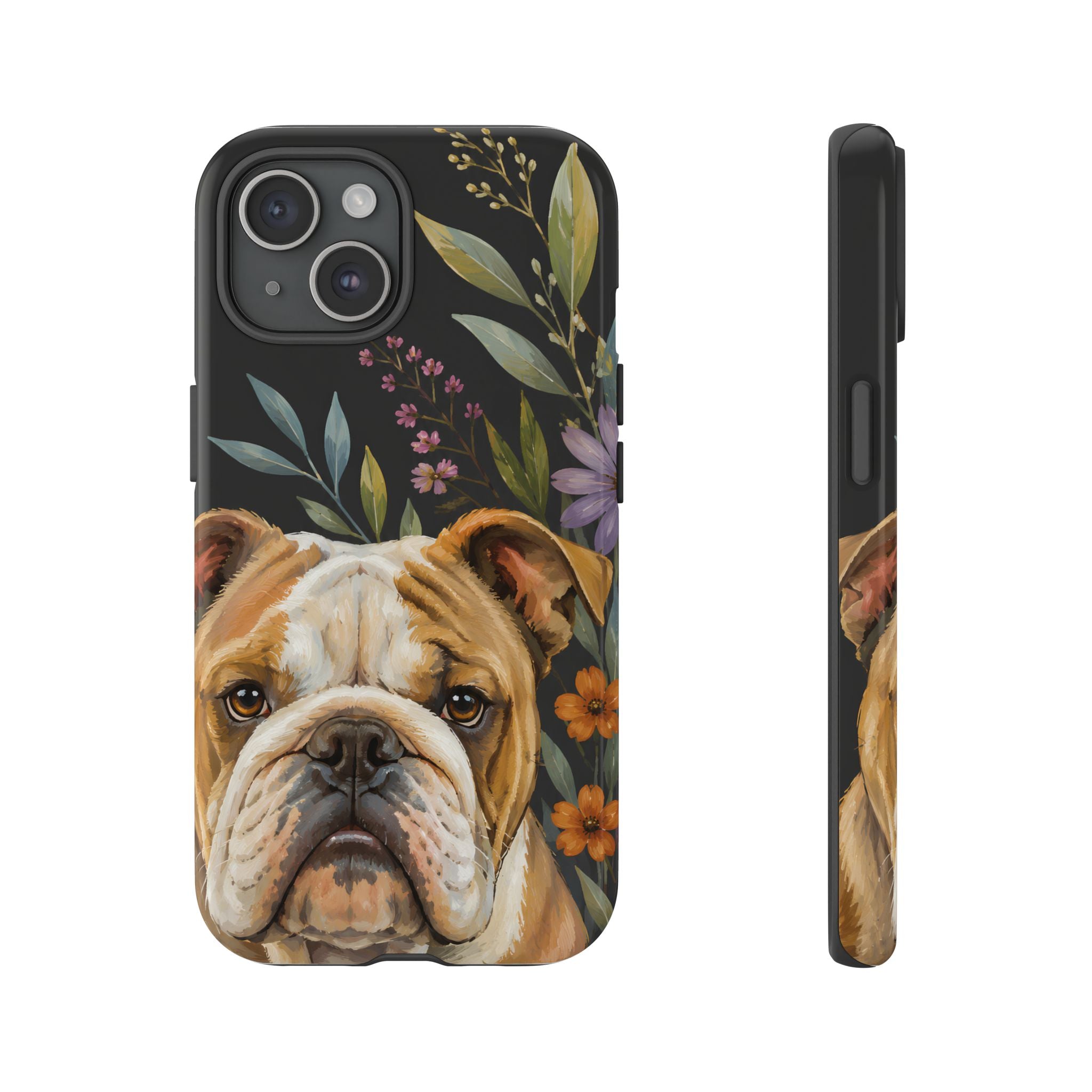 English Bulldog iPhone Case | Bulldog Dog Art Cover