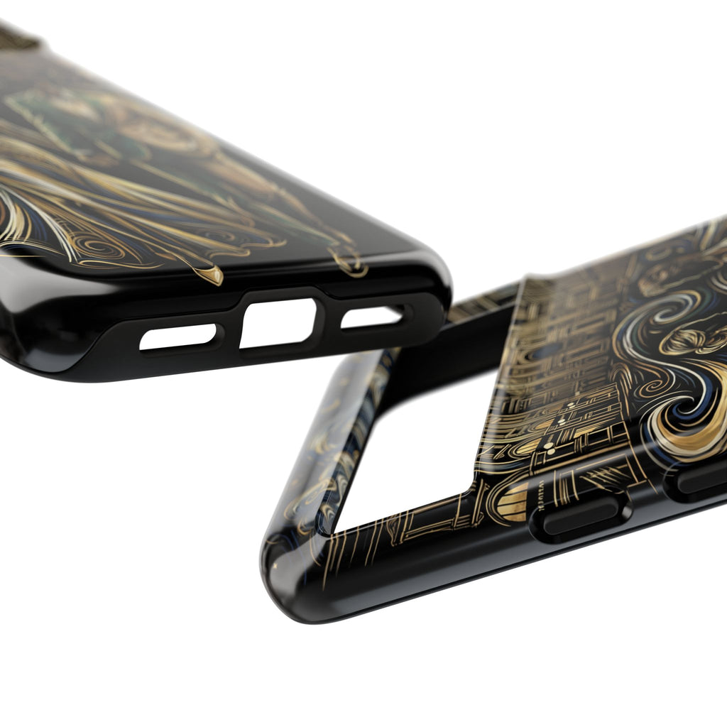 Romantic Night Walk Google Pixel Phone Case | Elegant Couple Art