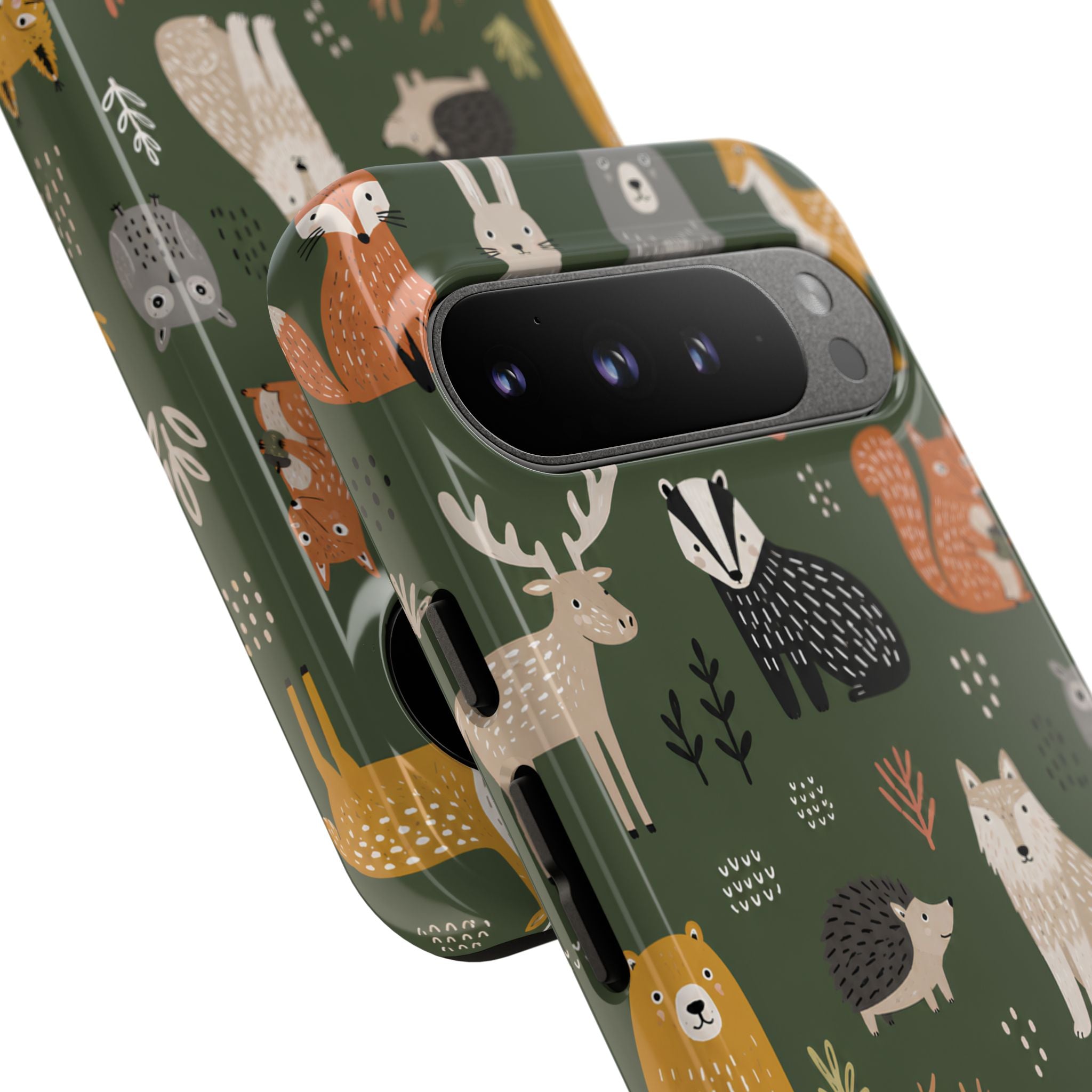 Woodland Animals Phone Case | Forest Creature Art Cover