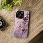 Lavender Ladybug iPhone Case | Floral iPhone Case