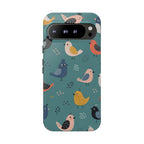 Colorful Bird Google Pixel Phone Case | Cute Bird Pattern Cover