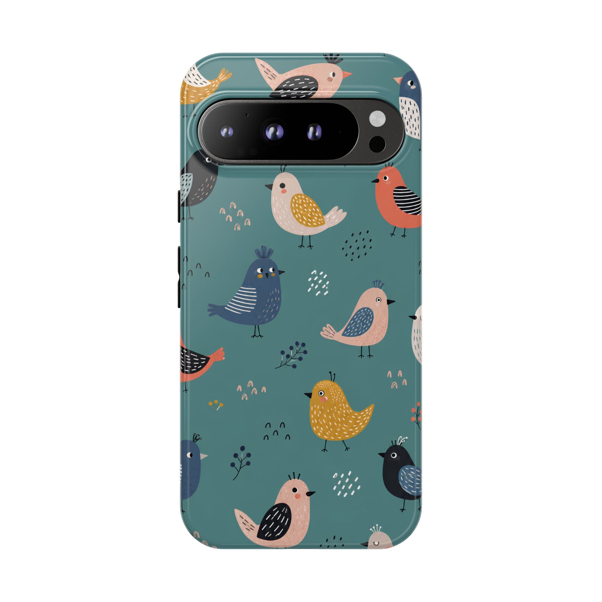 Colorful Bird Google Pixel Phone Case | Cute Bird Pattern Cover