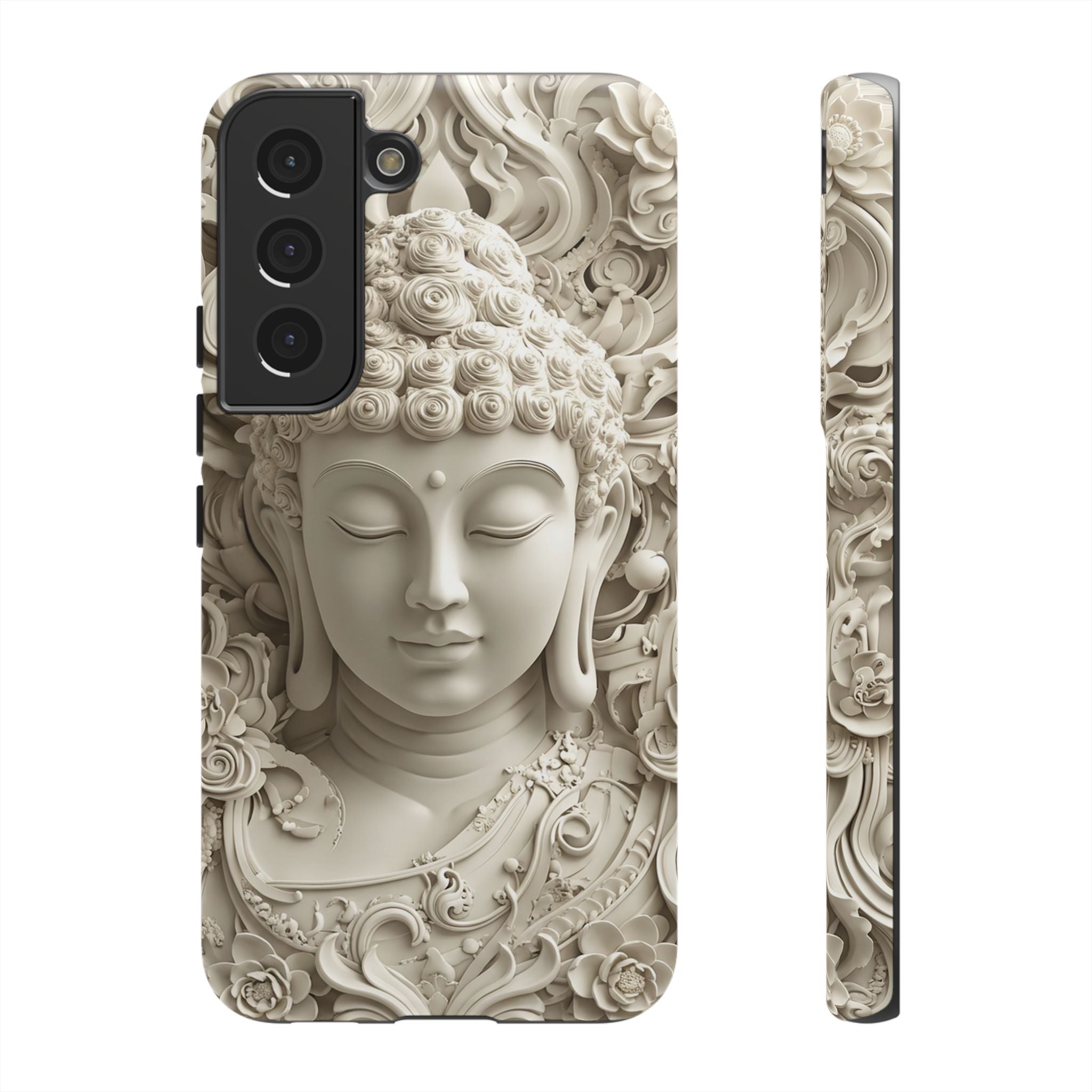 Buddha Relief Samsung Galaxy Case — Serene Zen Protective Phone Cover