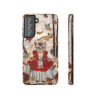 Custodia per Samsung Galaxy con motivo principessa gatto vintage