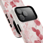 Pink Botanical Floral Eucalyptus MagSafe iPhone Case