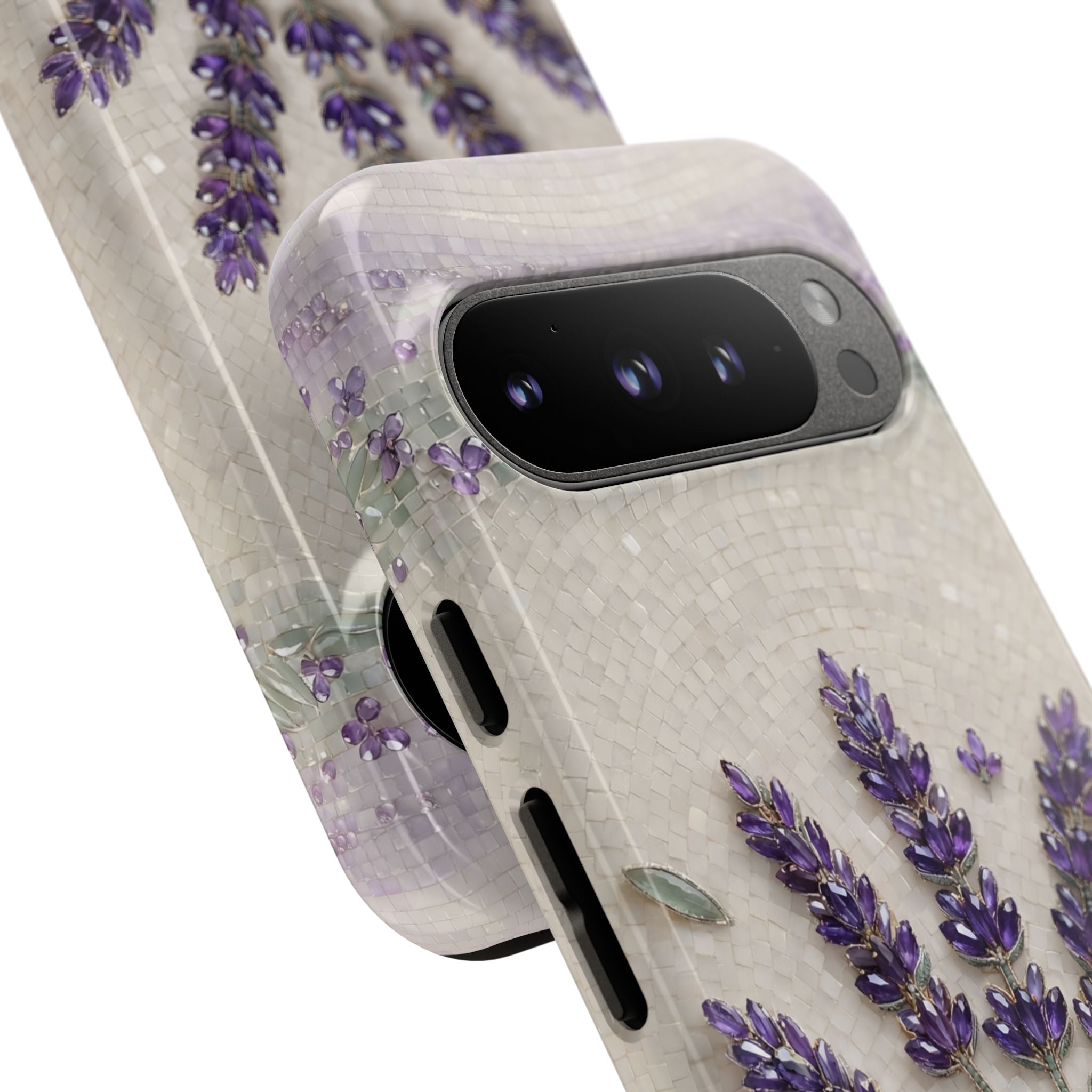 Lavender Bouquet Google Pixel Phone Case — Floral Protective Phone Cover