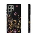 Vintage Bee Floral Samsung Galaxy Phone Case