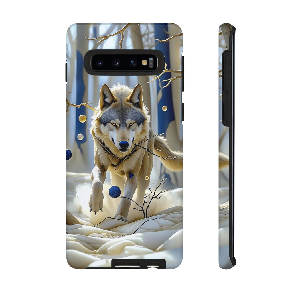 Wolf in Snow Samsung Galaxy Case — Rugged Wildlife
