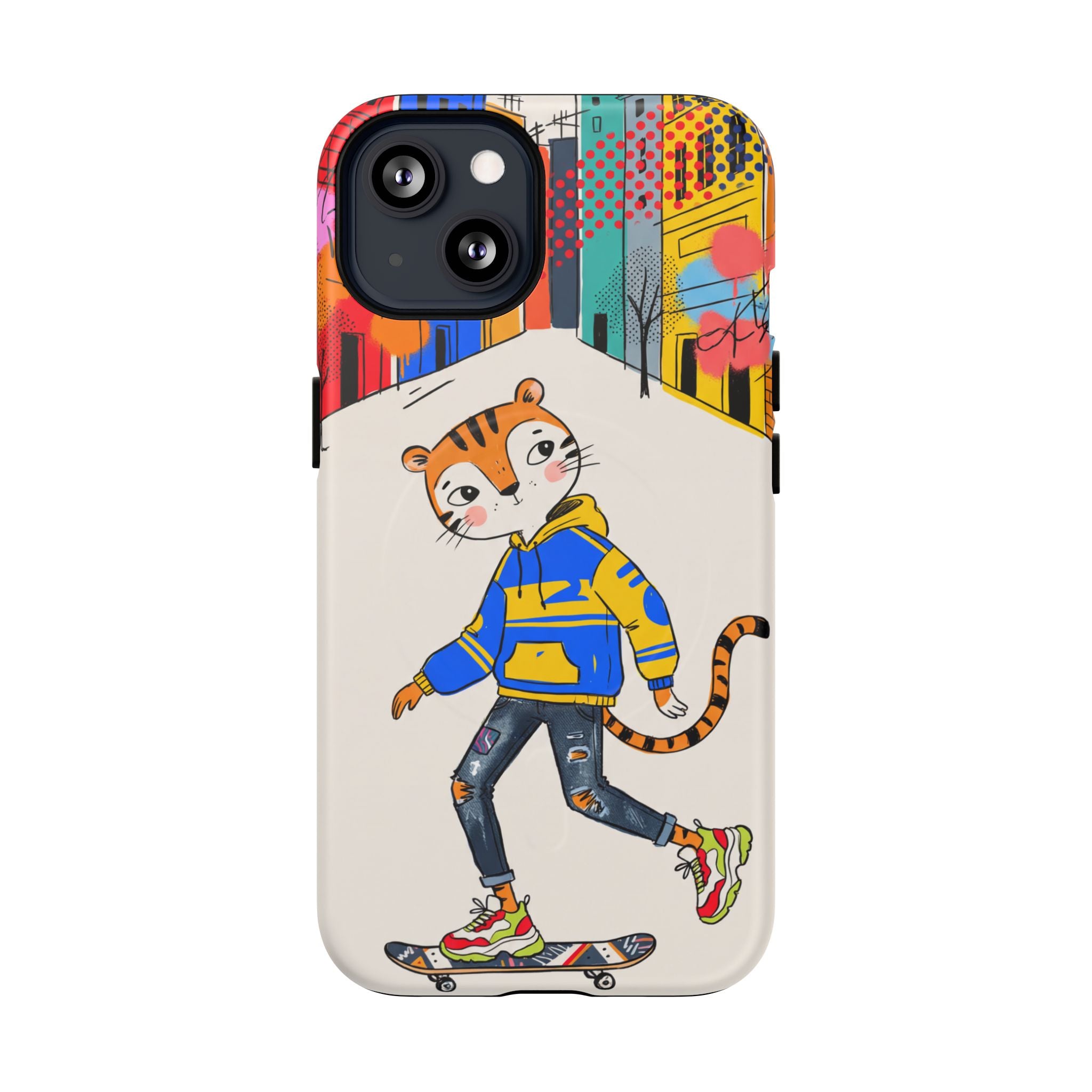 Skater Tiger MagSafe iPhone Case