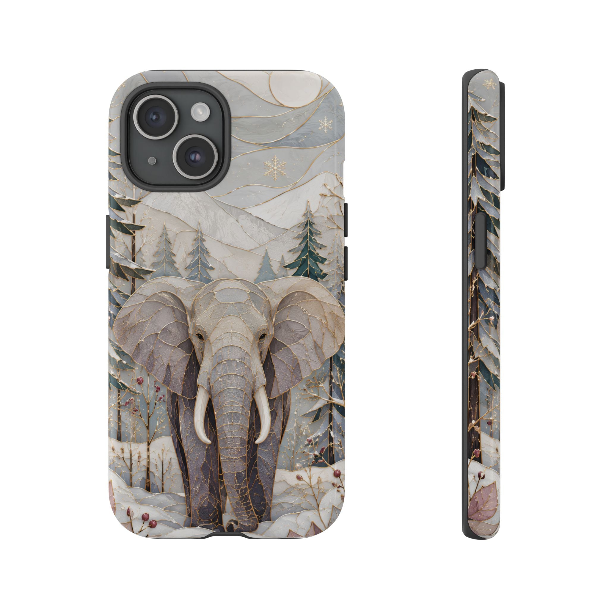 Elephant iPhone Case | Winter Forest iPhone Case