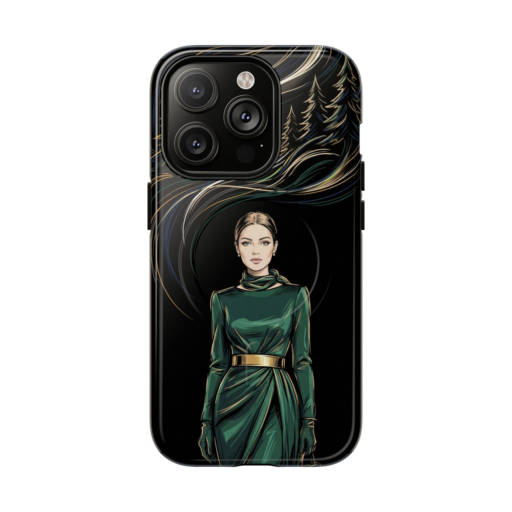 Elegant Forest Woman MagSafe iPhone Case