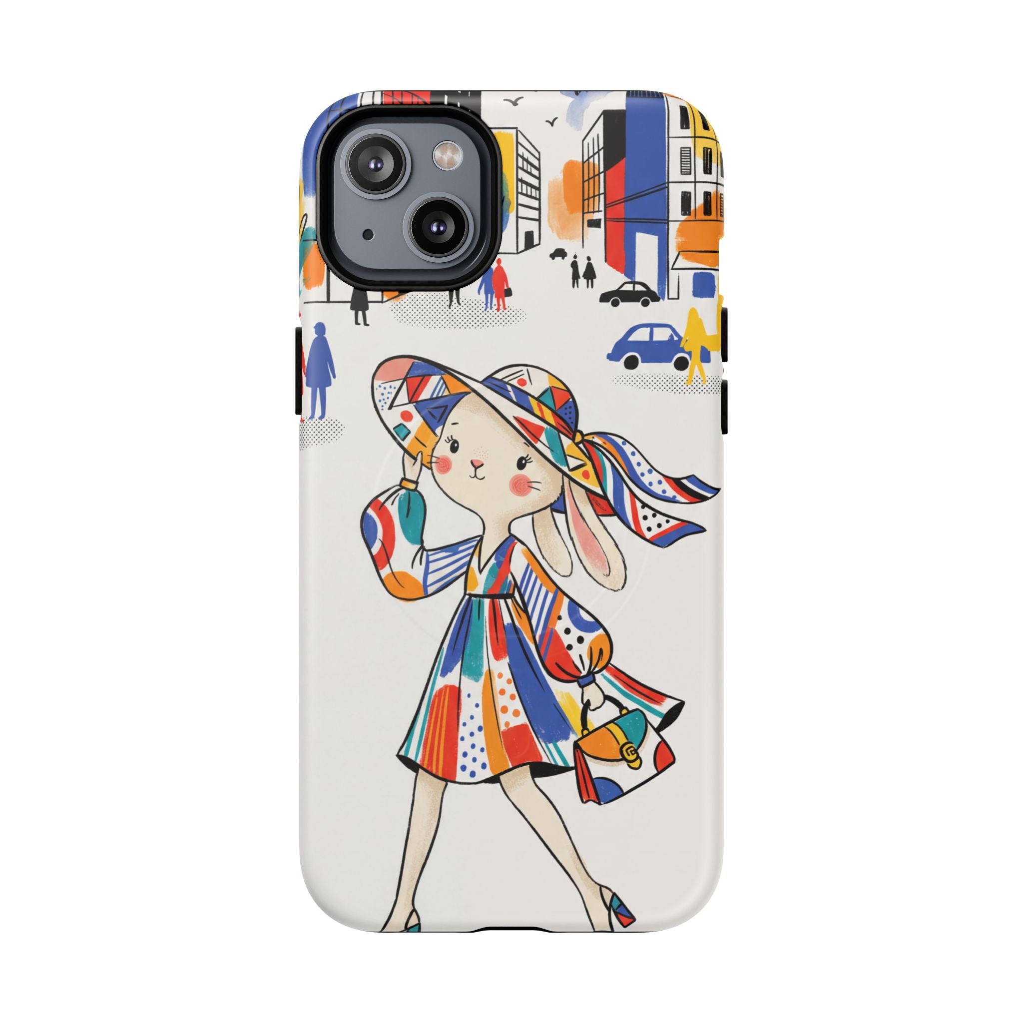Chic Bunny City MagSafe iPhone Case