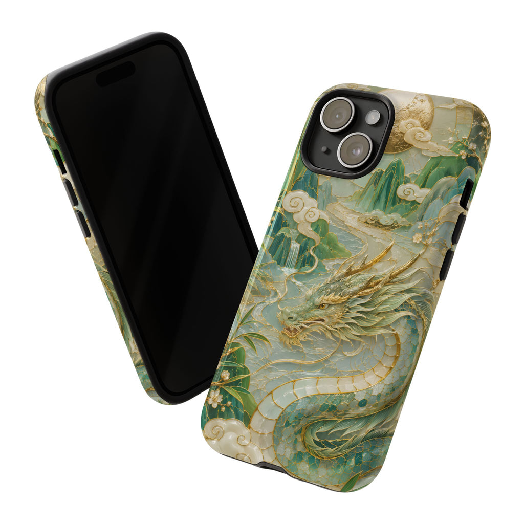 Chinese Dragon iPhone Case | Jade Dragon Art Cover