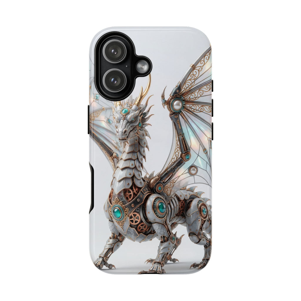 Steampunk Mechanical Dragon iPhone Case — Fantasy Armor Protective Cover