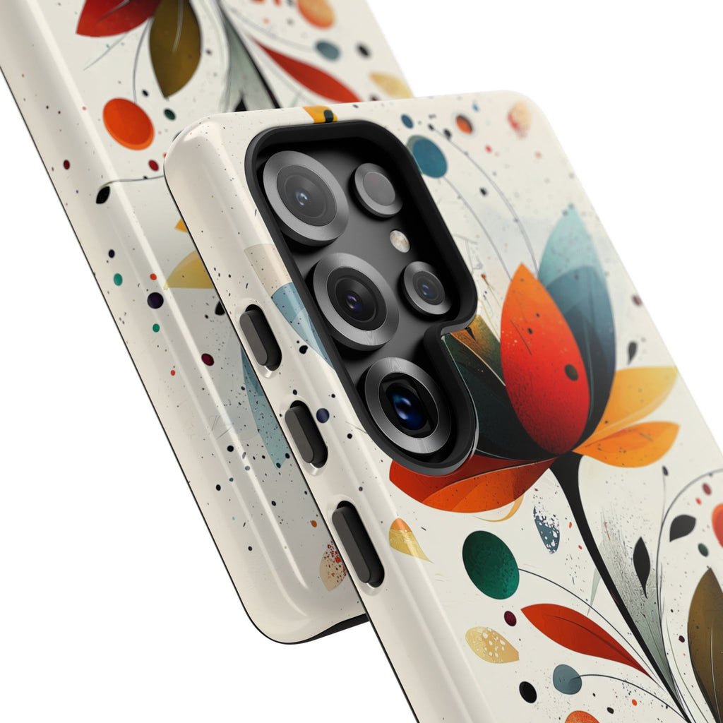 Floral Art Samsung Galaxy Case | Colourful Abstract Bloom