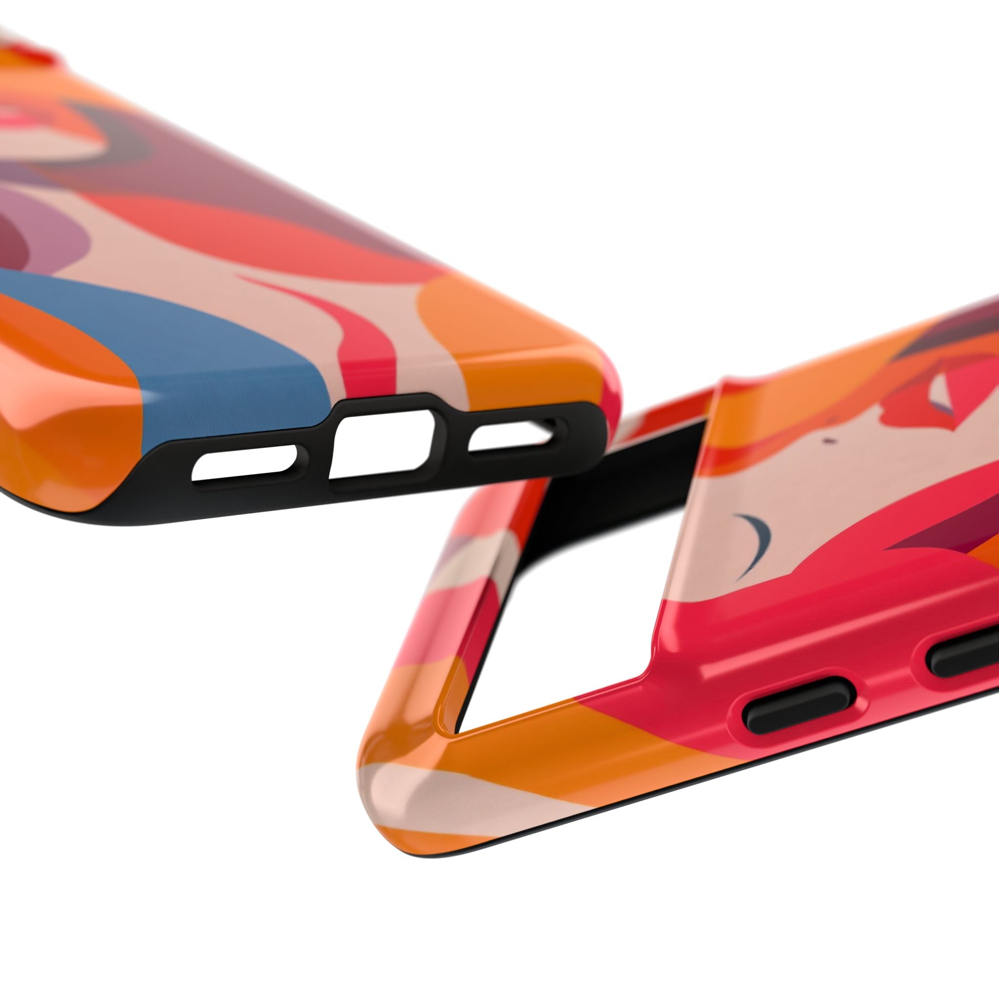 Retro Pop Art Woman Google Pixel Case | Bold Colourful Abstract Portrait