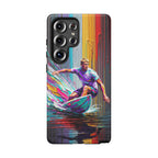 Surfing Rainbow Tough Samsung Galaxy Phone Case