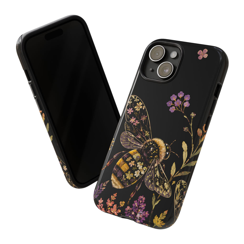 Vintage Bee Floral iPhone Case