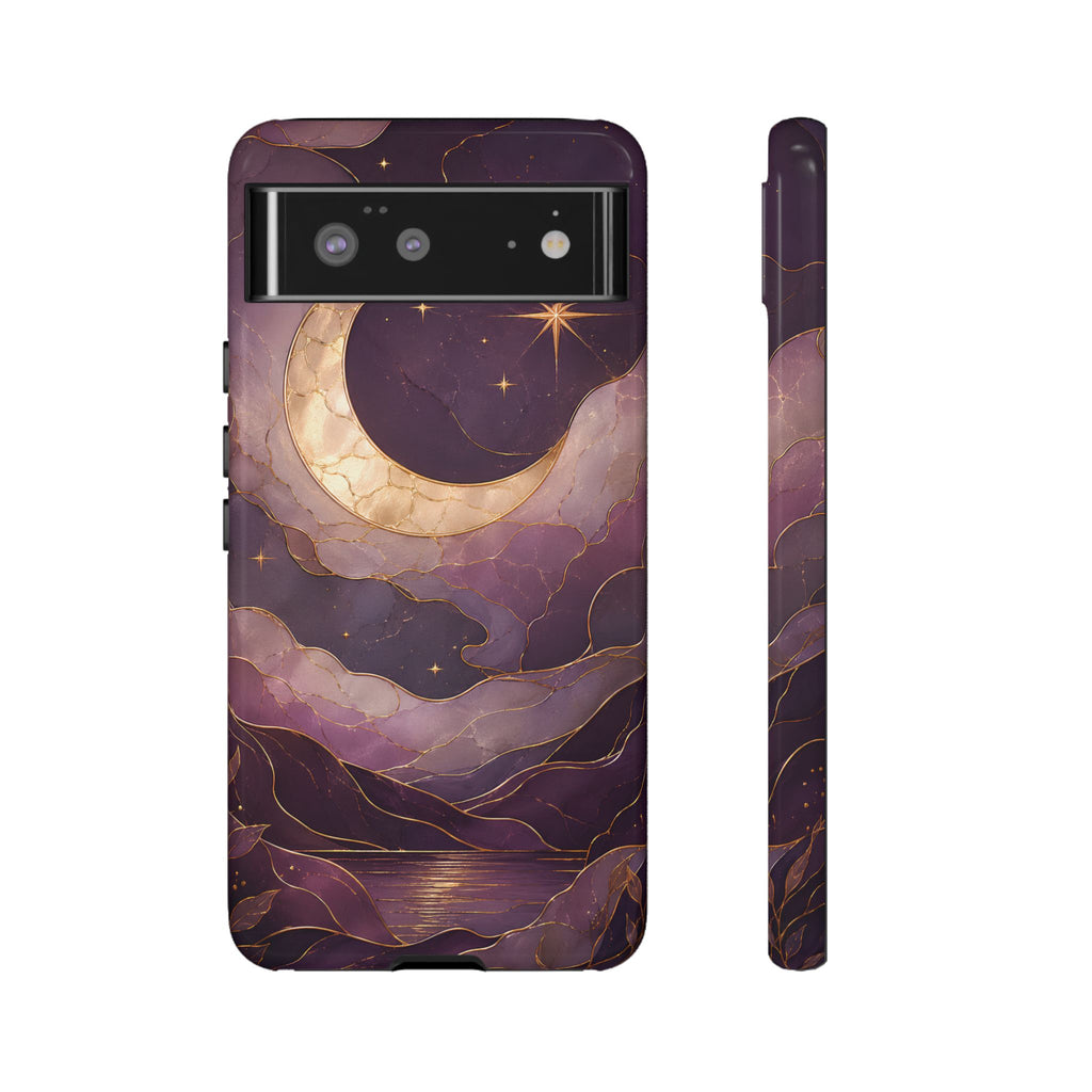 Moon Phone Google Pixel Case | Celestial Night Sky Phone Case