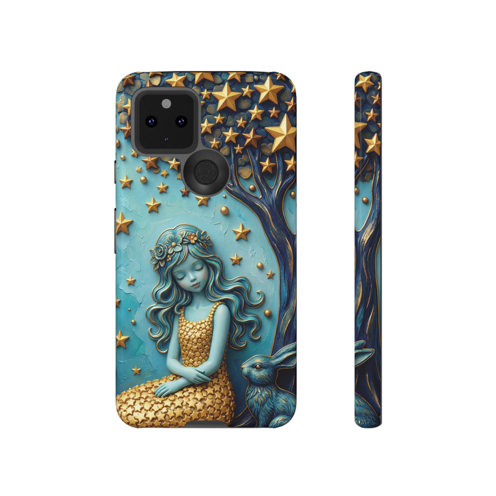 Dreamy Maiden & Star Tree Art  Google Pixel Case
