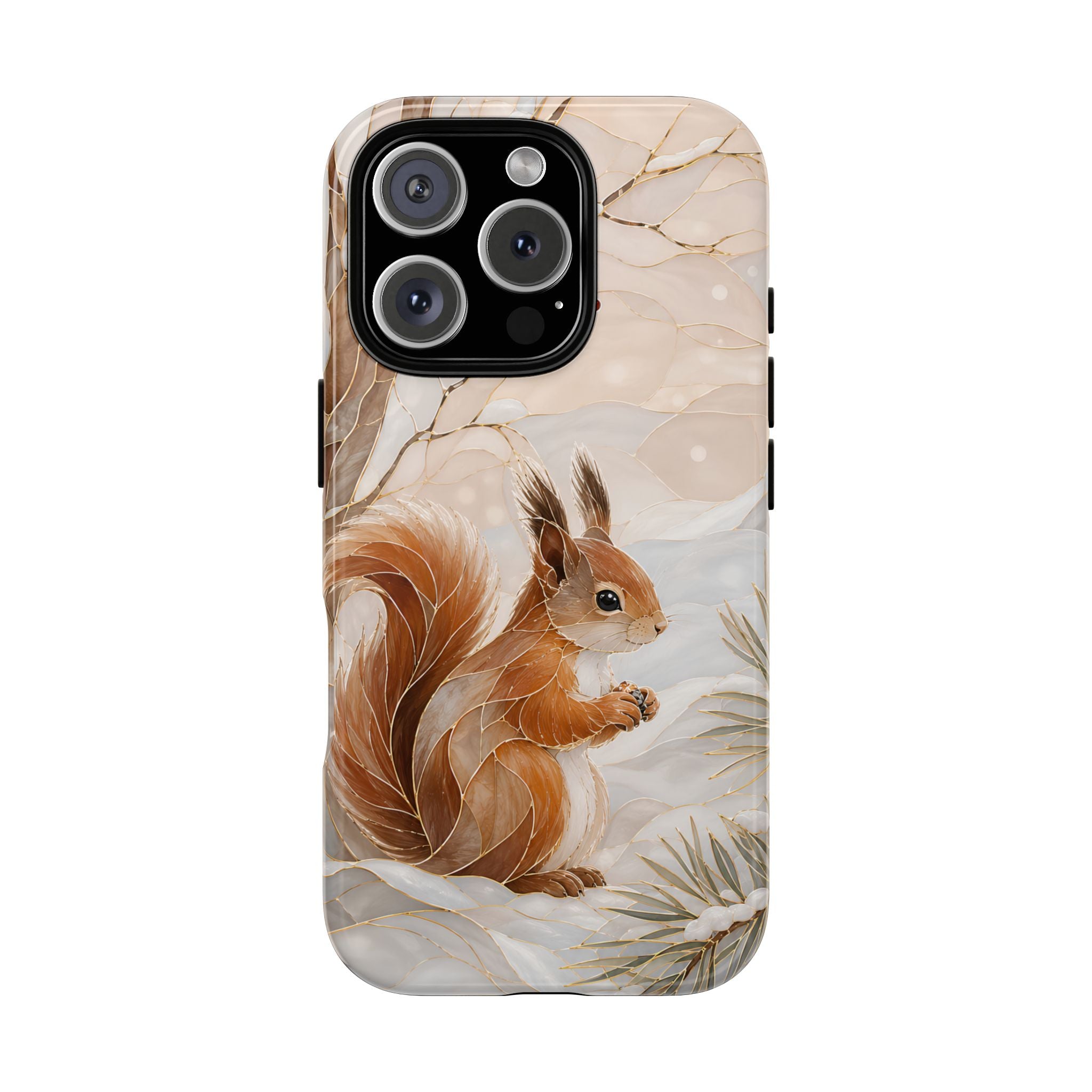 Squirrel iPhone Case | Winter Woodland iPhone Case