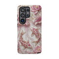 Koi Lotus Tough Case — Pink Floral Fish Samsung Galaxy Phone Cover