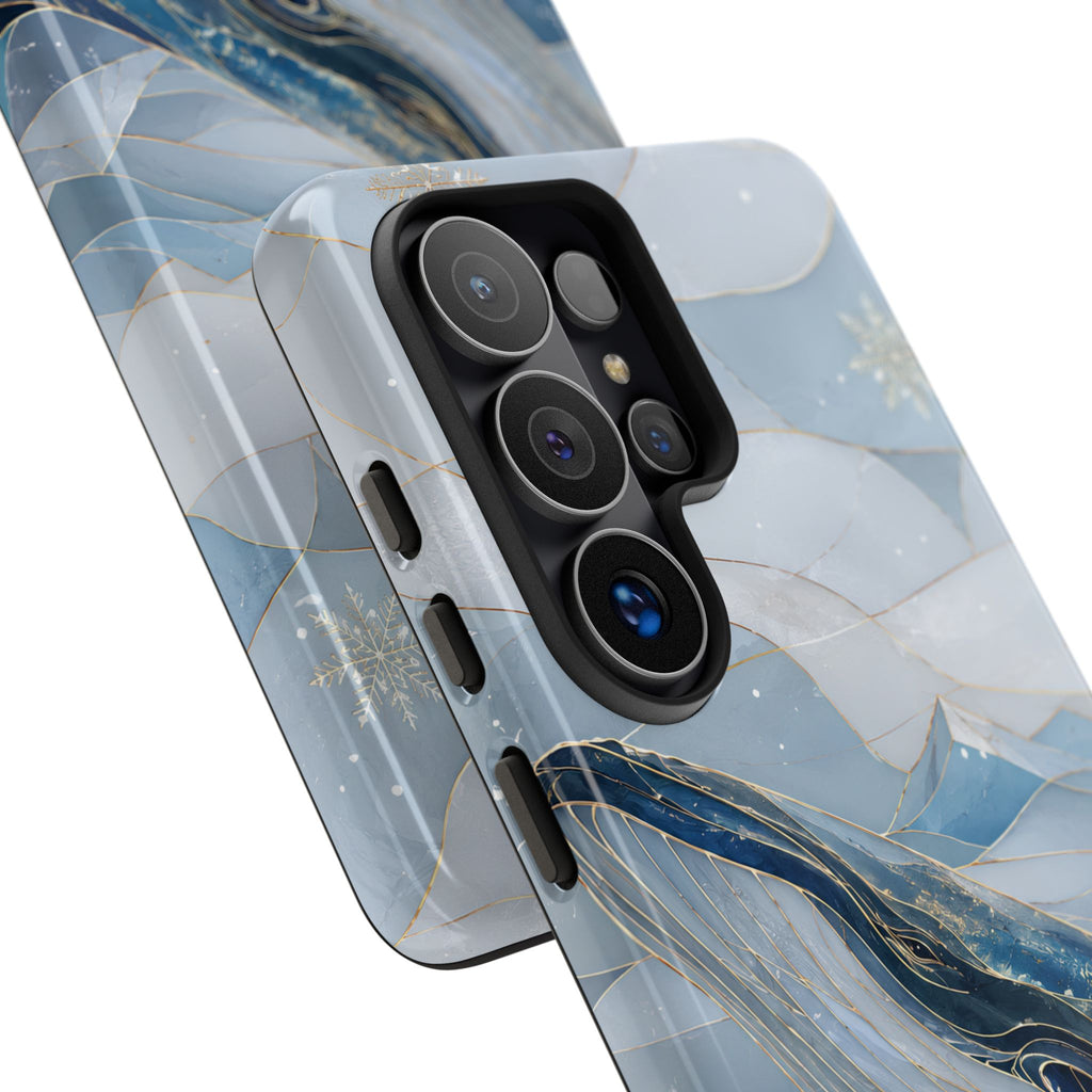 Blue Whale Samsung Galaxy Phone Case | Ocean Wave Phone Case