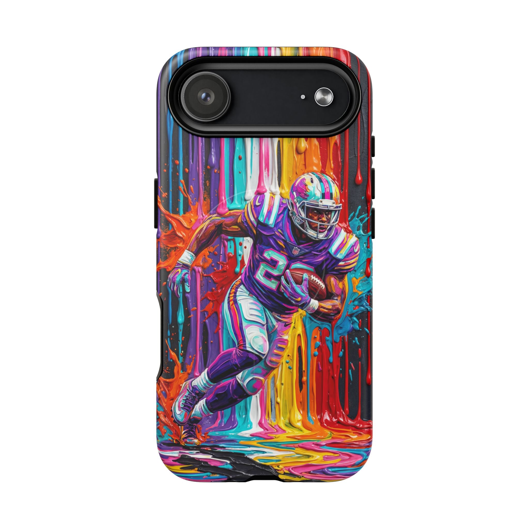 Vibrant American Football Runner MagSafe iPhone Case