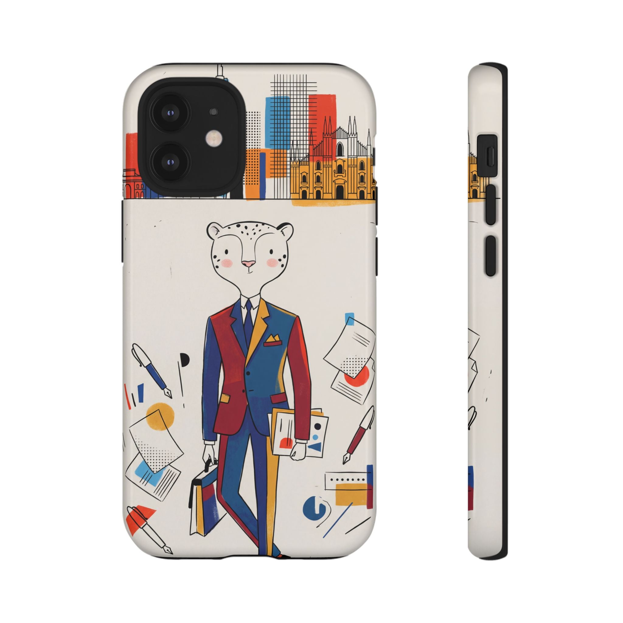 Leopard Executive Phone Case | Business Chic Illustrated